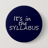 Lustiger Uni-Professor Button (Vorderseite)