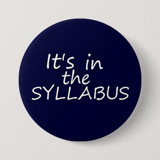 Lustiger Uni-Professor Button (Vorderseite)