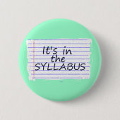 Lustiger Uni-Professor Button (Vorderseite)