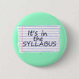 Lustiger Uni-Professor Button