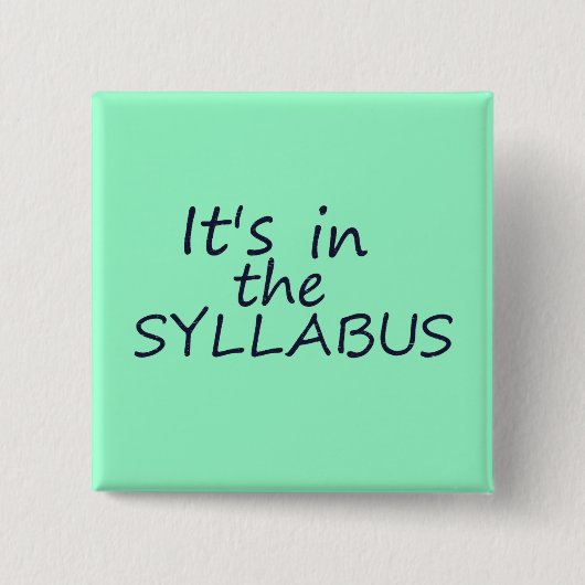 Lustiger Uni-Professor Button (Vorderseite)