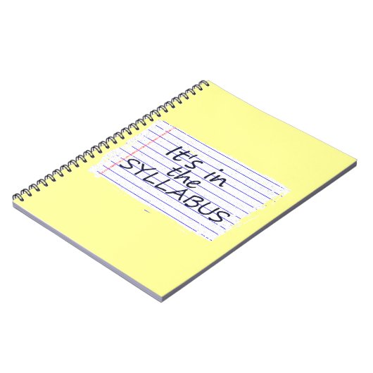Lustiger Uni-Professor Notebook Notizblock (Linke Seite)