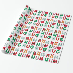 Lustiger Unsinn Bah Humbug Geschenkpapier