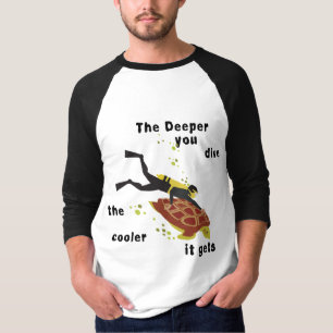 Lustiger UNTERWASSERATEMGERÄT T - Shirt