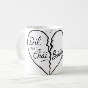Lustiger Urdu-Zitat-Becher - Dil Toot Gaya Chai Ba Kaffeetasse
