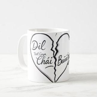 Lustiger Urdu-Zitat-Becher - Dil Toot Gaya Chai Ba Kaffeetasse