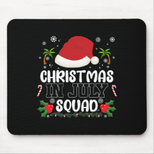 Lustiger Urlaub Weihnachten im Juli Squad Xmas San Mousepad