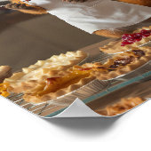 Lustiger Urlaubs-Unfall: Flickers Pie-Test Poster (Ecke)