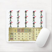 Lustiger Vagabund-Voodoo Cheatsheet Mousepad (Mit Mouse)