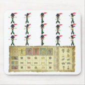 Lustiger Vagabund-Voodoo Cheatsheet Mousepad (Vorne)