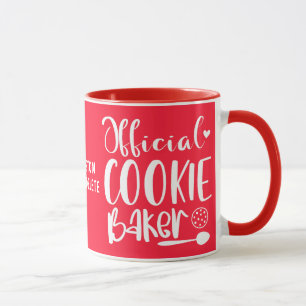 Lustiger Valentin Offizieller Cookie-Bäcker Tasse