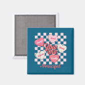 Lustiger Valentins Hauptherz Liebe  Magnet (Vorderseite/Rückseite)