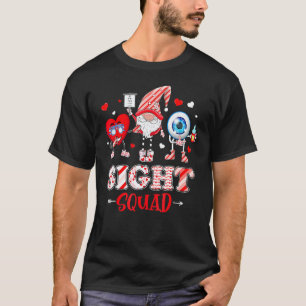 Lustiger Valentins-Seh-Trupp Gnom Augenarzt Kranke T-Shirt