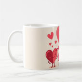 Lustiger Valentinsbecher für Freund oder Freundin Kaffeetasse (Links)