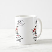 Lustiger Valentinsbecher Personalisiertes Geschenk Kaffeetasse (VorderseiteRechts)
