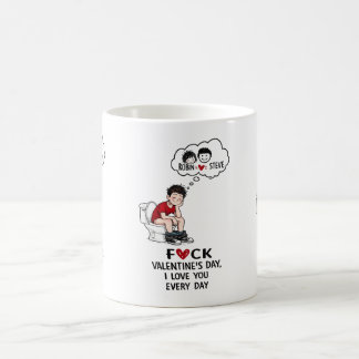 Lustiger Valentinsbecher Personalisiertes Geschenk Kaffeetasse