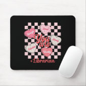 Lustiger Valentinsbibliothekar Liebesherz Mousepad (Mit Mouse)