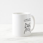 Lustiger Valentinsgruß - die Katze könnte Sie Kaffeetasse (VorderseiteRechts)