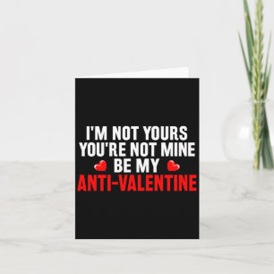 Lustiger Valentinsgruß für den Valentinstag Sei me Karte