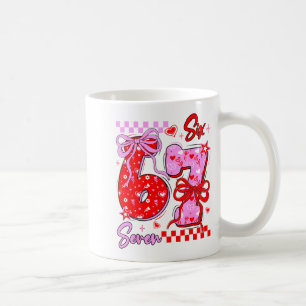 Lustiger Valentinstag 67 Meme 6 7 Valentine-Schlei Kaffeetasse