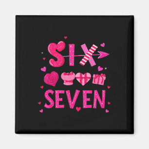 Lustiger Valentinstag 67 Meme Six Seven 6 7 Valent Magnet