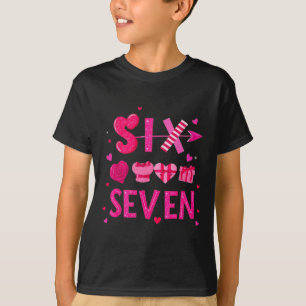Lustiger Valentinstag 67 Meme Six Seven 6 7 Valent T-Shirt