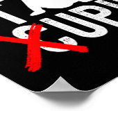Lustiger Valentinstag Cud ist Stud Premium  Poster (Ecke)