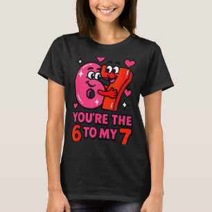 Lustiger Valentinstag, die sechs zu sieben 6-7 Mem T-Shirt