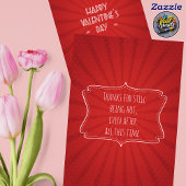 Lustiger Valentinstag für den Ehemann Karte