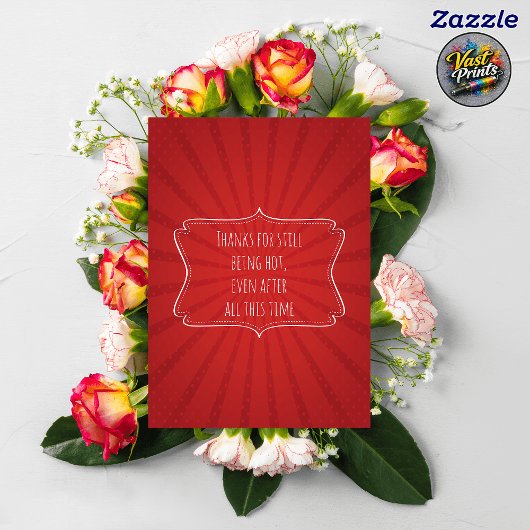 Lustiger Valentinstag für den Ehemann Karte