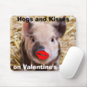 Lustiger Valentinstag-lustiges Ferkel Mousepad (Mit Mouse)