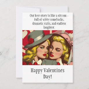 Lustiger Valentinstag Mitteilungskarte