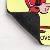 Lustiger Valentinstag Mousepad (Ecke)