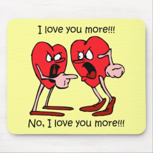 Lustiger Valentinstag Mousepad