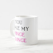 Lustiger Valentinstag-Mug – Freches romantisches G Kaffeetasse (Vorderseite Links)
