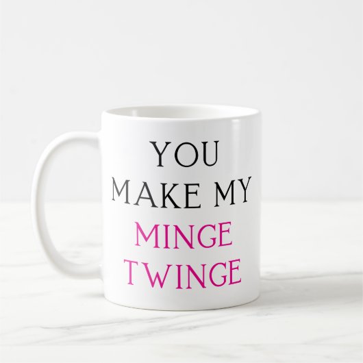 Lustiger Valentinstag-Mug – Freches romantisches G Kaffeetasse (Links)