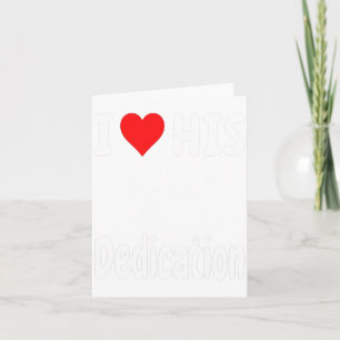 Lustiger Valentinstag-Paar-Passende Ich liebe sein Karte