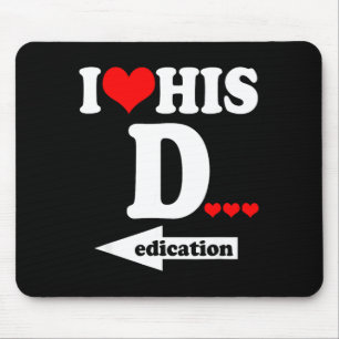 Lustiger Valentinstag-Paar-Passende Ich liebe sein Mousepad