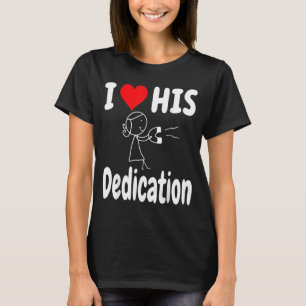 Lustiger Valentinstag-Paar-Passende Ich liebe sein T-Shirt
