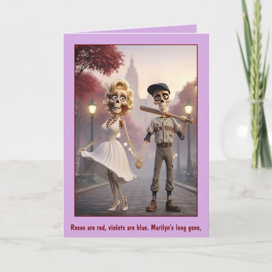Lustiger Valentinstag-Slogan Karte (Vorderseite)