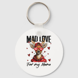 Lustiger Valentinstag Verrückte Liebe Für Meine Ma Schlüsselanhänger