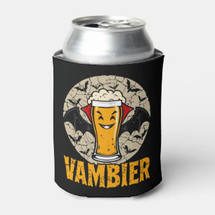 Lustiger Vambier-Halloween-Bier-Koozie Dosenkühler