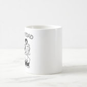 Lustiger Vater #2 (auf Topf) Kaffeetasse (Mittel)
