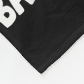 Lustiger Vater Badminton Fleecedecke (Ecke)