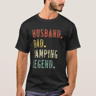Lustiger Vater-Camper Ehemann Papa Camping Lege zu T-Shirt