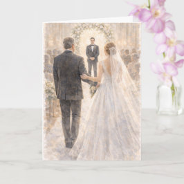 Lustiger Vater der Braut Gebet Ezechiel 25,17 Karte