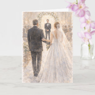 Lustiger Vater der Braut Segen Ezechiel 25,17 Karte