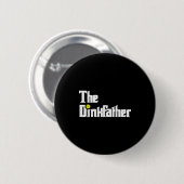 Lustiger Vater, der Pickleball spielt, Dink-Vater- Button (Vorne & Hinten)
