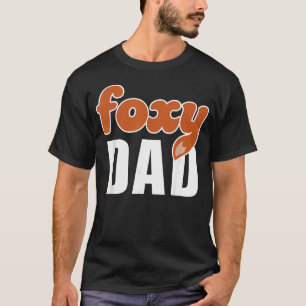 Lustiger Vater Foxy Cute Fox Cartoon-Film T-Shirt
