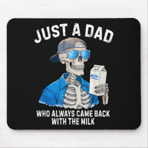 Lustiger Vater Skelett Nur Ein Dad Der Zurückkam  Mousepad